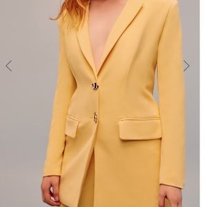 The Fall Blazer in Yellow